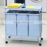 Wheeled Style and Hotel Usage Laundry Trolley Laundry Hamper With Ironing Board