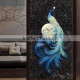 M32A Momoda Creative Modern Fancy Elegant 3D Flower Wall Clock Quiet Quartz Home Decoration Large Wall Table Clock Set thumbnail-1