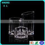 Custom Single Crystal Acrylic Pen Box Without Lid thumbnail-5