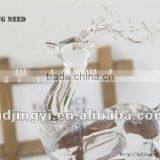 Plastic Clear Acrylic LED Light Christmas Reindeer Metal Stocking Holders thumbnail-3