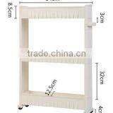 Plastic Hand Push Storage Car/shelves thumbnail-1