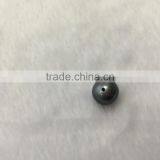 14-15mm Natural Black Half Drilled Tahitian Pearls thumbnail-2