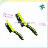 Nylon Hair Mini Brush PP+TPR Handle Wire Brush thumbnail-2