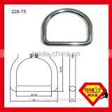226 Stamped Bent Steel With Bar D-Ring thumbnail-3