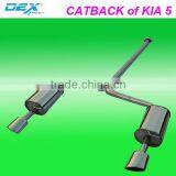 Tuning Racing Silencer Stainless Steel 304 Muffler Exhaust Catback of KIA5 Performance Auto Parts thumbnail-1