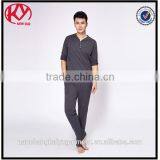 Men Pajamas Plain Sleepwear Cotton Custom Wholesale Pajamas thumbnail-2