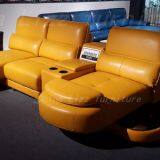 China Leisure Italy Leather Sofa Divan Furniture thumbnail-1