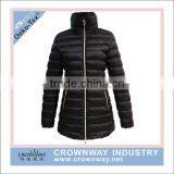 2016 Women Black Ultralight Goose Down Jacket thumbnail-1