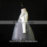 Flower Girls Dress Embroidered Sequin 2017 Summer Princess Party Dresses Kids Clothes Size 4-8 thumbnail-2