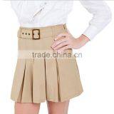 British Khaki Student Girl Skirt All-match Autumn Dress Pleated Skirt thumbnail-3