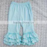 Childrens Boutique Ruffle Girl Leggings Wholesale Icing Triple Ruffle Pants thumbnail-2
