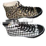 Vulcanized Canvas Shoes-grid and Forest Camouflage Series thumbnail-1