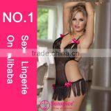 2015 High Quality Hot Sales Sexy Teddy Lingerie Hot Sexy Girls Babydoll Charm Women Sexy Teddies thumbnail-2