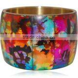 Multi Color Cuff Bangle Bracelet thumbnail-1