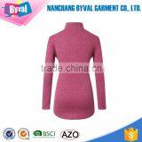 Wholesale Women Half Zip Long Sleeve Pullover Shirt thumbnail-3