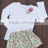 Christmas Tree Pattern Baby Top And Skirts Baby Girls' Clothing Sets thumbnail-3