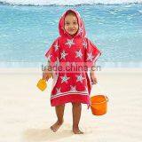 Kids Priate Velour Hooded Towel in Blue/red for Child,custom Cotton Hooded Baby Bath Towel thumbnail-2