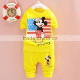HOT SALE Spring Autumn Baby Boy Girls Print Cartoon Brand Character T-shirt+pants 2 Sets Kids Fashion Clothes Baby Sports Suits thumbnail-5