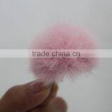 Myfur Wholesale Handmade Real Mink Fur Pom Pom Colorful PomPom Shoe Clips thumbnail-5