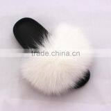 Myfur 2017 Fashionable Soft And Comfy Fluffy Women Ladies Indoor Real Fox Fur Slippers thumbnail-3