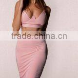 Runwaylover 036 2017 Ladies Sexy Crop Top And High Waist Skirt Sets thumbnail-4