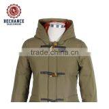 Women's New Design Outdoor Winter Down Coat With Horn Button thumbnail-3