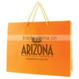 Matte Laminated Eurotote Shopping Bag - Features Cardboard Bottom, Dimensions Are 13" x 5" x 10" and Comes With Your Logo. thumbnail-2