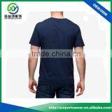 High Quality Custom V Neck 95% Cotton 5% Elastane t Shirt With Your Own Logo Printing Shirts for Men thumbnail-2