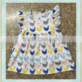 4 Year Old Baby Girl Woolen Cute Anmial Print Tunic Flutter Short Summer Wear Dress thumbnail-1