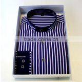 100% Cotton New Button Down Shirts ,fashion Pinstripe Long Sleeve Shirts for Men,OEM Service for Men's Shirts thumbnail-2