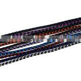 Black&Red Braiding Cotton PU Leather Cord thumbnail-2