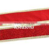 10 Yards Red Satin Ribbon For Christmas Decoration 3.8cm thumbnail-1