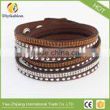 New Unisex Multilayer Leather Bracelet Christmas Gift Charm Bracelets Rivet Vintage Jewelry For Women And Man thumbnail-2