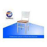 Woodedn Seat Outdoor Aluminum Navy Chairs , Dining Room Furniture Sets thumbnail-1