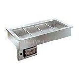 Salad Food Commercial Buffet Equipment 6KW , Stainless Steel Drop-In Pan YXSS-1500