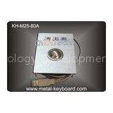 Rugged 25MM Industrial Trackball Mouse with Laser Encoders Tracking Method