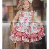 Sweet Polka Dots Ruffle Autumn Custom Little Girls Clothes thumbnail-6