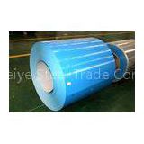 DX52D+Z Prepainted Color Coated Steel Coils For Refrigerator Sea Blue