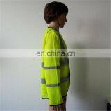 Apparel T-shirts Knitting Tricot TC Reflector Safety Yellow Free Size EU Standard Hot Sale Long Sleeve t Shirt thumbnail-2