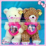 Supply high quality cute stuffed teddy bear photo frame