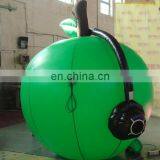 Beautiful Green Advertising Inflatable Apple Model Inflatable Vegetable and Fruit