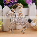 DECORATIVE ACCESSORIES SALE CRYSTAL RHINESTONE HORSE KEYCHAIN