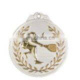 Custom Sports Silver Tennis Ball Award Trophy Medals Metal