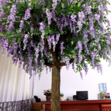 China Wholesale Fancy Design Artificial Wisteria Flower Tree With Real Looking for Landscaping Decoration