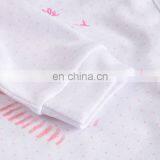 2017 Wholesale Autumn Winter Newborn Baby Clothes Soft Cotton Long Sleeve Toddler Baby Romper With Foot thumbnail-6