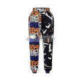OEM Womens Zipper Close Legging Yoga Design African Print Colorful Casual Pant thumbnail-2