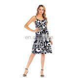 Large Size Chiffon Sexy Floral Suspender Skirt Female Summer Europe and the United States New Slim Printed Dress Skirt thumbnail-5