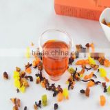 Organic and natural Chinese dried Fruit and flower flavored tea