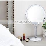DDP Shipping LED Portable Makeup Mirror Round 8 Inch Makeup Desktop Cosmetic Mirror 10x Magnificationt Mirror thumbnail-5