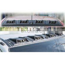 4x4 Matte Black Top Cover Front Car Roof Top Spoiler Light for MItsubishi Triton L200 2019 2020 2021 thumbnail-1